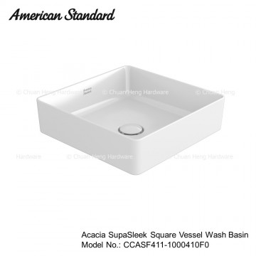American Standard Acacia SupaSleek Square Vessel Wash Basin