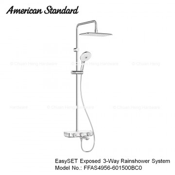 American Standard EasySET Exposed 3-Way Rainshower System