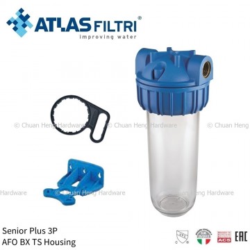 Atlas Filtri 10" Senior Plus 3P-AFO BX-TS Filter Housing