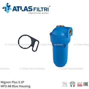 Atlas Filtri 5'' Mignon Plus S 2P MFO AB Blue Filter Housing