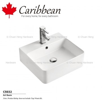 Caribbean 5032 Counter Top / Wall-Hung Basin