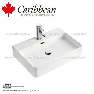 Caribbean 5034 Counter Top / Wall-Hung Basin