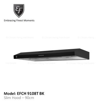 EF EFCH 9108T BK Cooker Hood 90cm
