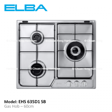 ELBA EHS 635D1 SB Gas Hob 60cm