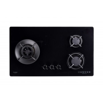 Fujioh FH-GS 5030 SVSS / GL 3 Burner Hob (Stainless Steel / Glass)