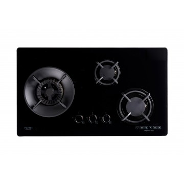 Fujioh FH-GS 5035 SVSS / GL 3 Burner Hob (Stainless Steel / Glass)