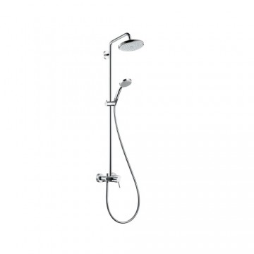 Hansgrohe Croma Showerpipe 220 1jet with single lever mixer