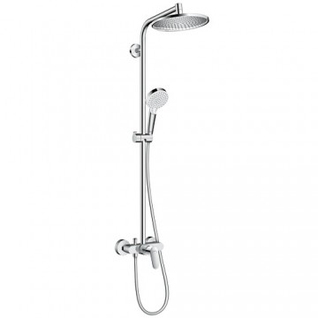 Hansgrohe Crometta S Showerpipe 240 1jet with single lever mixer
