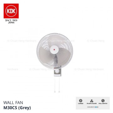 KDK 12" Pull Cord Wall Fan