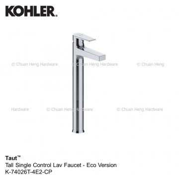 Kohler 74026T-4E2-CP Taut Tall Lavatory Faucet