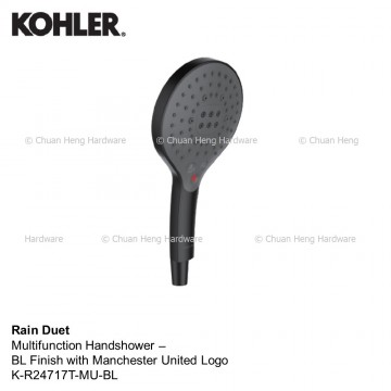 Kohler K-R24717T-MU-BL Rain Duet Multifunction Handshower with Manchester United Logo