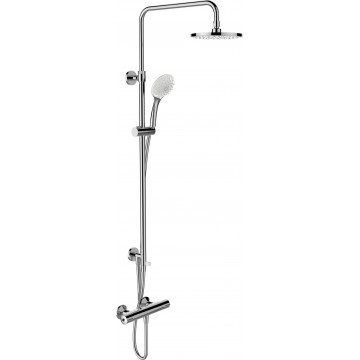 Kohler 45352T-C9E2-CP July Thermostatic Dual Shower Column