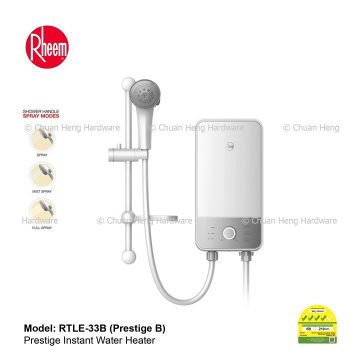 Rheem RTLE-33B Prestige Electric Instant Water Heater