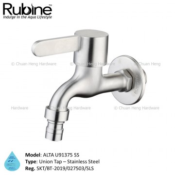 Rubine ALTA Series U91375SS Stainless Steel Union Tap
