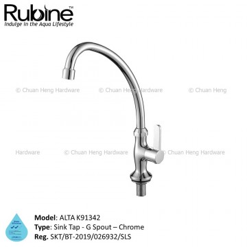 Rubine ALTA Series K91342 Sink Tap [G-Spout]