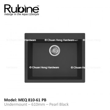 Rubine MEQ 810-61 Single Bowl Granite Sink