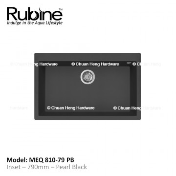 Rubine MEQ 810-79 Single Bowl Granite Sink