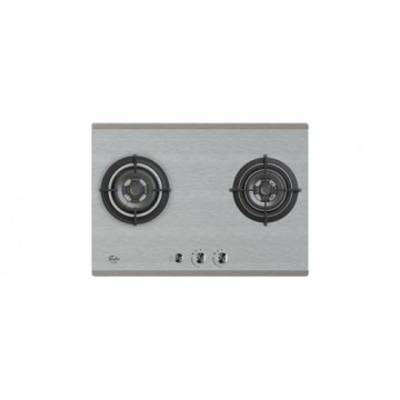 Turbo T702SSV Incanto 70cm 2 Burner Built-In Hob c/w safety valve